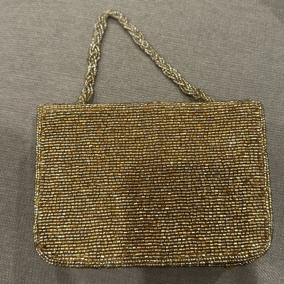 Staud Gold Beaded Bag - Picture 3 of 7